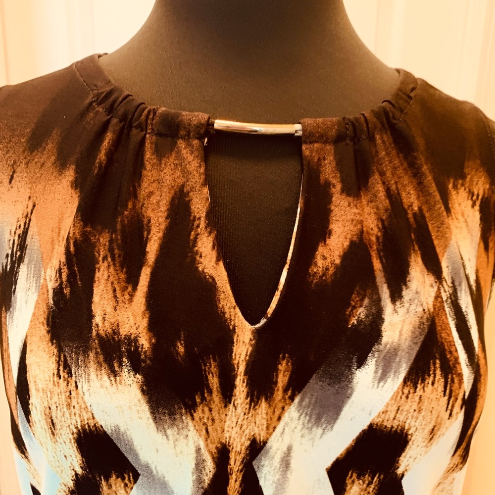 Ombré leopard print Sleeveless Size small